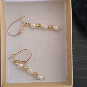 14KT Pearl earing